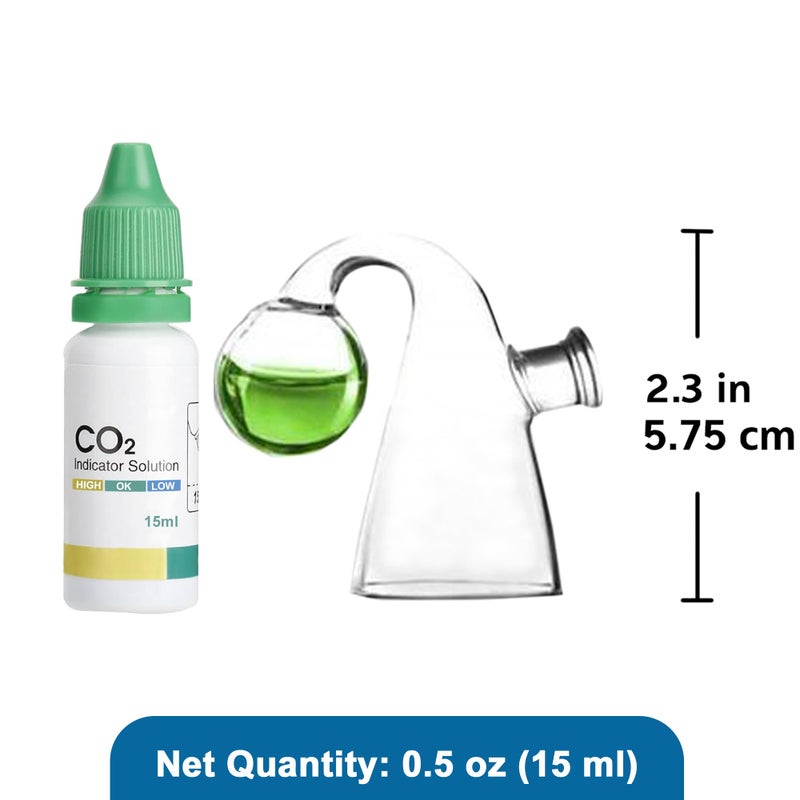 Rhinox مجموعة فحص الزجاج من رينوكس مع كواشف 4dKH و pH مختلطة مسبقًا، إعداد في 3 دقائق، قراءة النتيجة في 3 ثوانٍ، تغيير اللون يعكس مستوى CO2 - Image 4